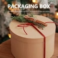 thumbnail image 3 of Weiwei 1 Juego de Cajas Redondas de Papel Kraft para Galletas, Pasteles y Cupcakes, 3 of 5