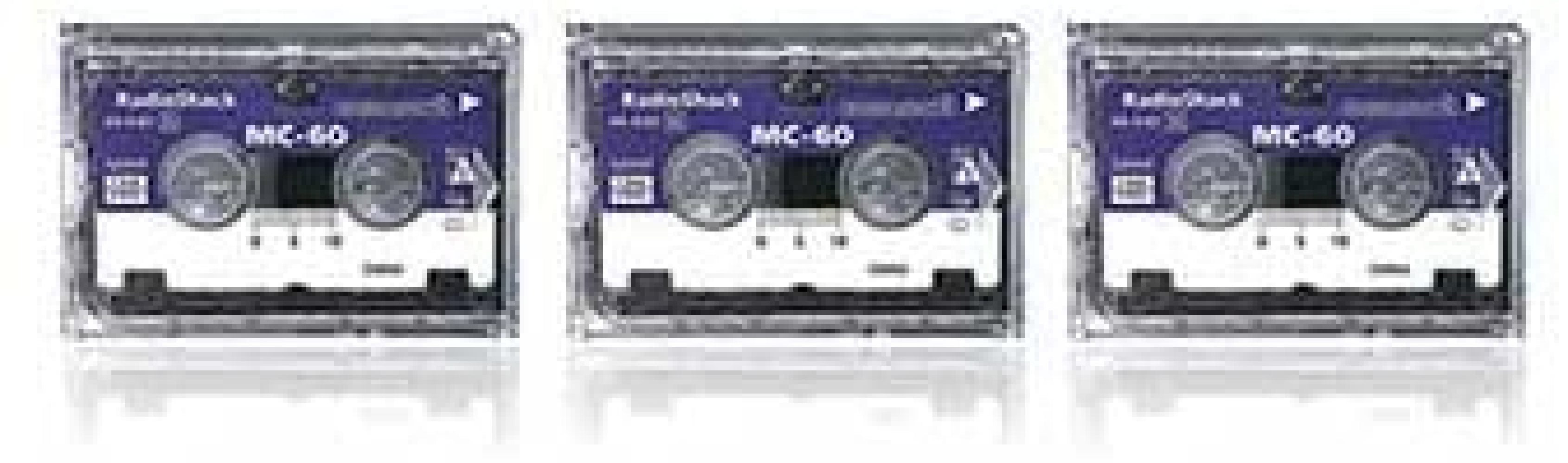 MC60 Microcassettes Package of 3