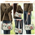 thumbnail image 4 of FORMRS Womens Shoulder Bag with Chain Strap Clutch Purse Cute Tote Handbag, Red Floral Pattern, 4 of 7