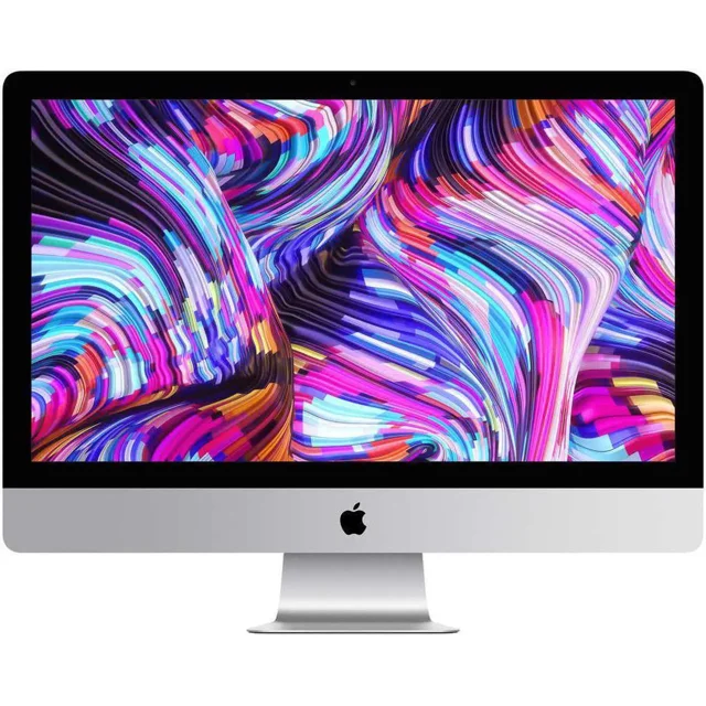Apple iMac 27 Pouces 5K Retina (2019) Ordinateur de Bureau / Intel Core i9-9900K / 16 Go RAM, 512 Go SSD / AMD Radeon Pro 580X 8 Go / macOS Sequoia/ Argent / Remis à Neuf Certifié Grade A