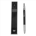 thumbnail image 2 of 2pcs 2.0mm Mechanical Pencil Lead Pencil for Draft Drawing Carpenter Crafting Art Sketching with 24 Pcs Refill - Black,2 x 2.0mm lead pencil (with 2 refill) 24 x 2.0mm refills,Black, 2 of 3