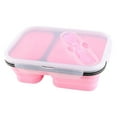 thumbnail image 2 of Vaidha Lunch Box With Spoon Folding Microwave Oven Portable Lunch Box Refrigerator Storage Box Fresh Keeping Box, 2 of 2