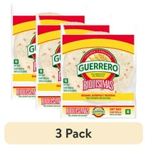 (3 pack) Guerrero Riquisimas Flour Tortillas, Soft Taco Size, 10 Count