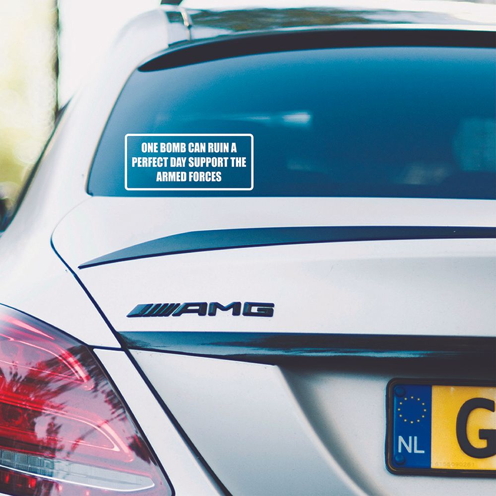 One Bomb Can Ruin Funny Quote Sticker Art Decor Car Decals for Girls