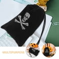 thumbnail image 2 of Miangastore Medieval Party Favors Bags Black Polyester Drawstring Halloween Style 8Pcs, 2 of 9