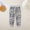 thumbnail image 2 of 7-8T Kids Fall Winter Sweatpants for Boys Fashion Casual Elastic Waist Drawstring Workout Long Pants 5t 6t 7t 8t Little Boys Loose Comfy Active Pants with Pockets,Grey, 2 of 8