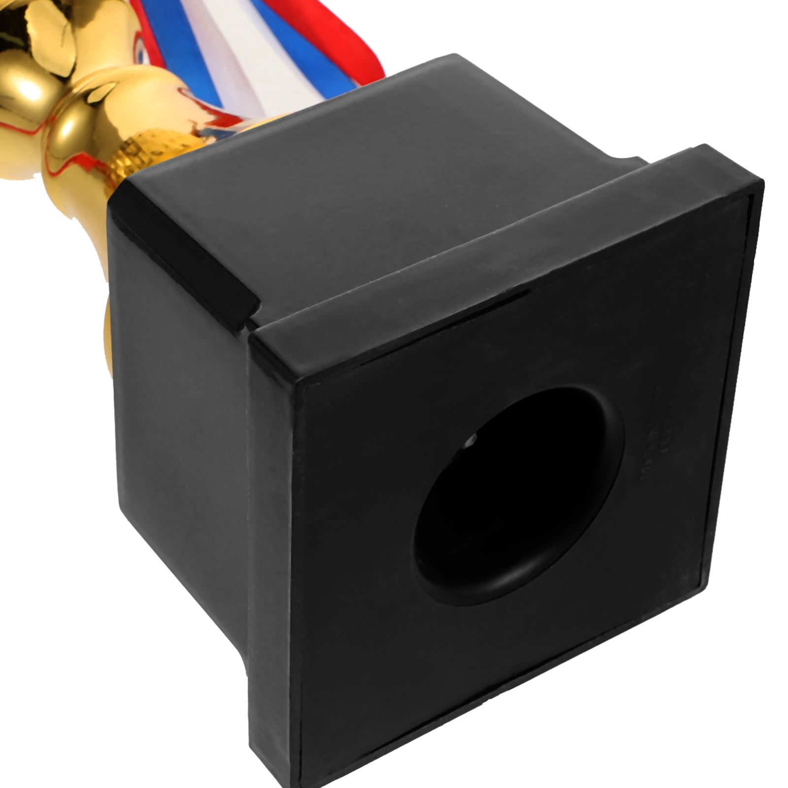 OFFIGAM Large Orange Metal Trophy Cup for Sports Awards Decoration Durable Design Ideal for Competitions 14 in