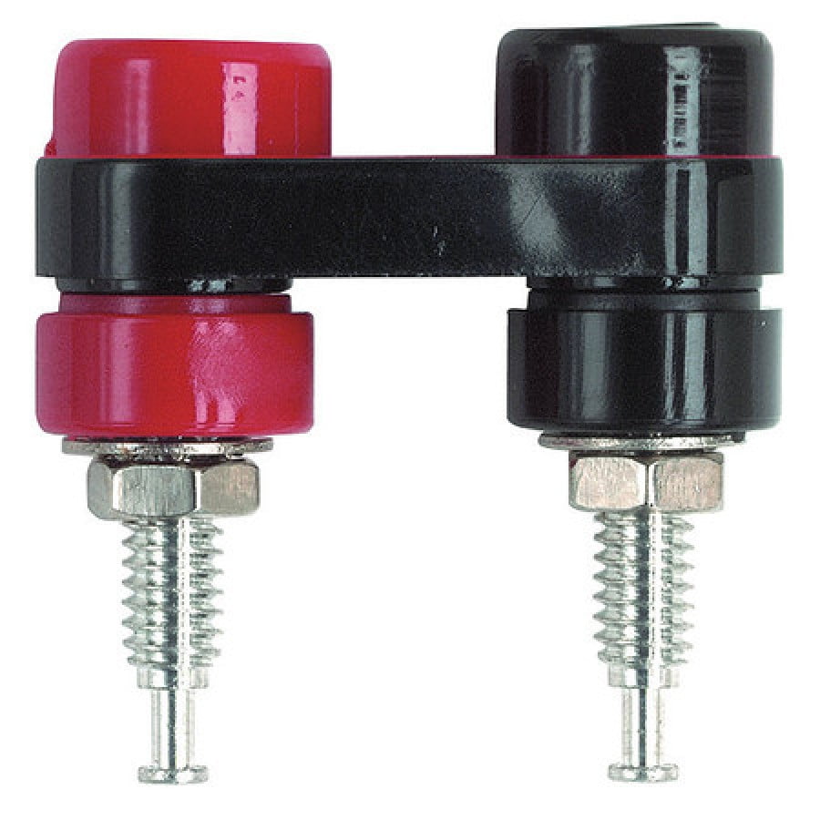 POMONA 22690 Double Banana Jack,30VAC/60VDC,Black