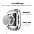 thumbnail image 6 of SPYCASE Case Compatible for Apple Watch 38mm with Buit in TPU Screen Protector All-Around Protective Case Clear Ultra-Thin Cover for Apple Watch 38mm Series 3 Series 2 Series 1 (Silver, 38mm), 6 of 7