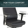 thumbnail image 3 of Bush Business Furniture Studio C Mid Back Leather Executive Office Chair, 3 of 7
