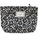 thumbnail image 1 of Makeup Bags for Women and Girls,Travel Makeup Bag Large Capacity Canvas Makeup Bag,Makeup Organizer Bag Zipper Pouch (Black Flowers), 1 of 4