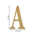 thumbnail image 4 of BalsaCircle 4" Gold Solid Letter Number Self-Adhesive Rhinestones Gems Sticker, 4 of 8
