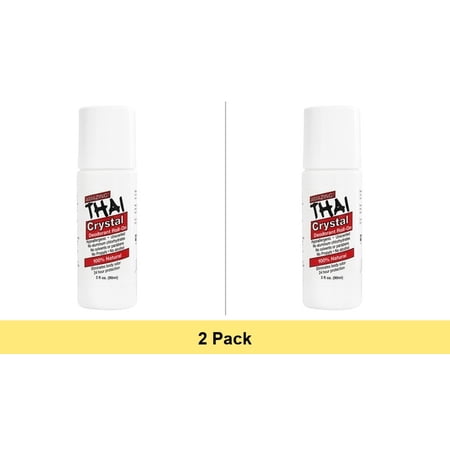 Thai Deodorant Roll On, 3 Fl Oz - 2 Pack Bundle