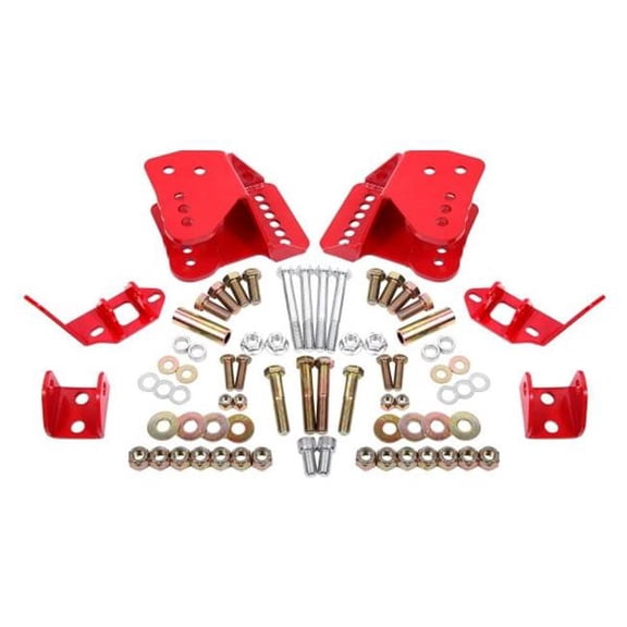 BMR Suspension G-Body Rear Coilover Conversion Kit - Red, Part CCK464R