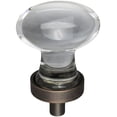 thumbnail image 7 of Jeffrey Alexander G110 Harlow 1-1/4" Oval Glam Egg Glass Cabinet Knob / Drawer Knob -, 7 of 7