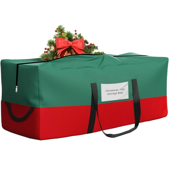 Bolsa De Almacenamiento Para Árbol De Navidad, Se Adapta A Árboles Artificiales De Hasta 10 Pies De Altura, Material Oxford 600D, Bolsa De Almacenamiento Resistente A La Humedad Con Asas Reforzadas Du