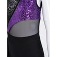 thumbnail image 4 of Alvivi Kids Girls Gymnastics Ballet Dance Leotard Sparkling Sequins Unitard Bodysuit, 4 of 7