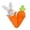 A001- Star Bread Squishy, variant on Stuffed Plush Animal, Stuffed Bunny Plush, Bunny in Carrot, Removable Plush Pouch, 6X3 Inch Soft Plush Carrot Sleeve Design, Cute Snuggly Companion for Casual Play and Display