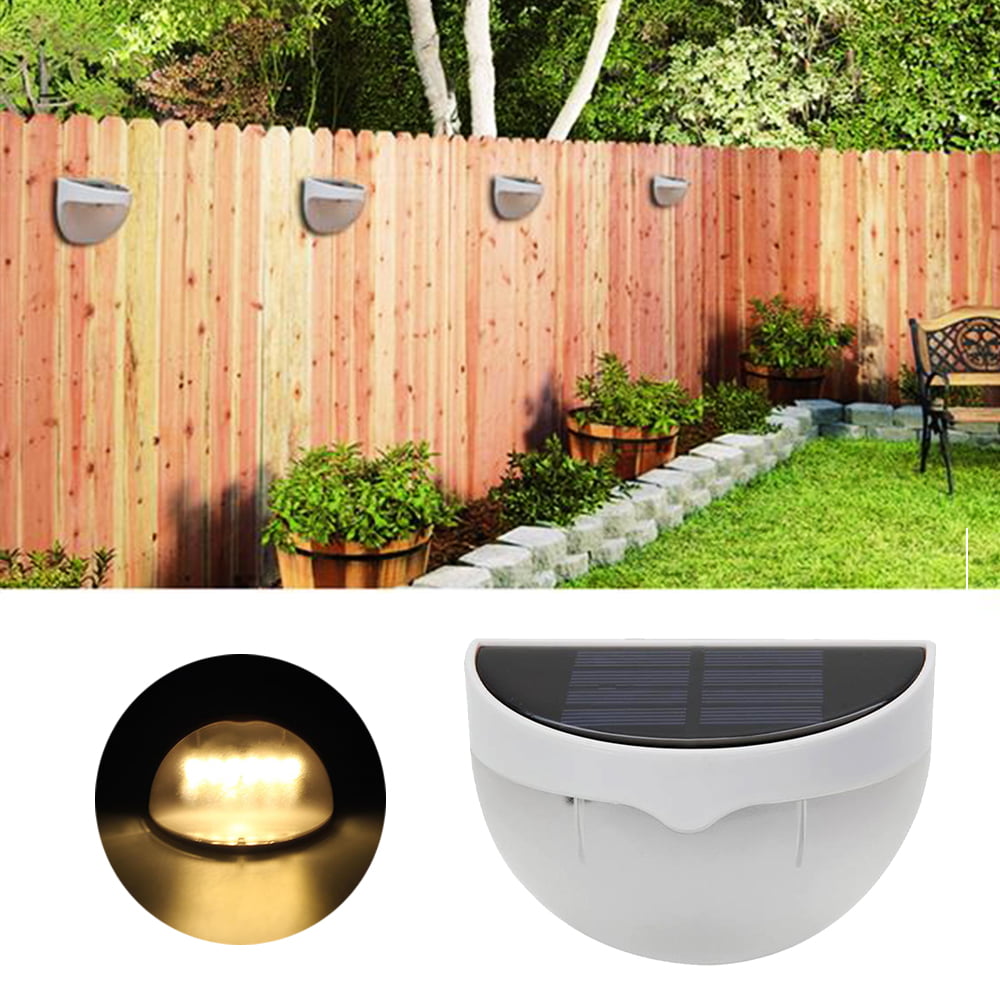 32 LED Outdoor Waterproof Solar Powered Wall Light Patio Garden Fence Yard Lamp 