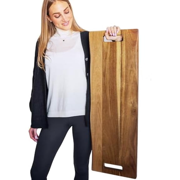 Extra Large Charcuterie Board 36 InchPremium Extralarge Serving Tray Acacia - Long Wood Charcuterie Board, Large Wooden Tray$$Home Decor, Kitchen, & Other