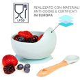 thumbnail image 1 of Plato para bebé con ventosa para destete, novedoso alimento para la primera infancia, mantel individual antideslizante para bebé, platos para cubiertos de silicona para microondas de, 1 of 2
