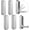 Silver, variant on Foldable Wall Hook, 40 lbs Heavy Duty Screw Mounted, Zinc Alloy Flip-Down Silver Coat Hook, Space-Saving Folding Wall Hanger for Bathroom Bedroom Entryway Closet, Includes Screws