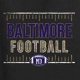 thumbnail image 6 of Wild Bobby Baltimore BAL Hometown City Football Fan Pride Sports Men's Graphic Tank Top, Black, Small, 6 of 6