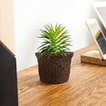 thumbnail image 6 of BRIGHTFUFU Seagrass Basket Desktop Organizer Basket Sundry Storage Case Woven Snack Storage Organizer, 6 of 8