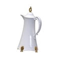 thumbnail image 1 of Frascos de vacío, tetera, olla aislante, estilos árabes de Oriente Medio para café, té, revestimiento de vidrio, jarra térmica para café blanco, 1 of 8