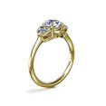 thumbnail image 3 of 1.00 Carat Brilliant Round Cut Real Diamond Elegant Three Stone Wedding Ring for Women Solid 14K Yellow Gold Size 10, 3 of 8