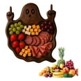 thumbnail image 2 of Halloween Serving Tray Fruit Platter Wooden Party Dish for Kitchen Dining Table Centerpiece, 2 of 7