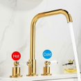 thumbnail image 3 of Washbasin Faucet Double Handle Mixing Faucet Modern Style Chrome, 3 of 5