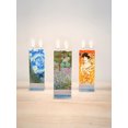 thumbnail image 2 of Flatyz Hand Painted Flat Candle | Unscented, Dripless, Smokeless, Decorative | Van Gogh – Almond Blossom | Double Wick with Metal Base | Unique Gift Idea and Home Décor Accent, 2 of 5