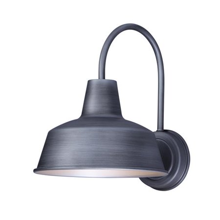 

13.25 in. Pier M 1-Light Outdoor Wall Sconce Weathered Zinc