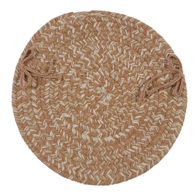 Colonial Mills TE89R108X108 9 ft. Tremont Braided Round Rug, Evergold
