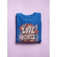 thumbnail image 3 of Love In Our Hearts... Sweatshirt Women -Smartprints Designs, Female 4X-Large, 3 of 4