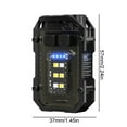 thumbnail image 2 of Yhsdtq , Mini Lampe de Poche LED, Corps en Acier, Haute Luminosité, Rechargeable par USB-C, Design Compact, pour Éclairage Extérieur, d'Urgence, Étanche, Acier Inoxydable, Équipement de Voyage, 1000 Lumens, Double Mode, 2 of 9