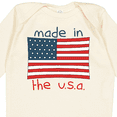 thumbnail image 4 of Inktastic Made in the U.S.A. Boys or Girls Long Sleeve Baby Bodysuit, 4 of 5