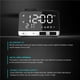 thumbnail image 5 of Advancent Reloj despertador con 2 puertos USB LED Digital multifunción carga móvil plástico Mini altavoz estable decoración del hogar escritorio Decoración del hogar Blanco/enchufe de EE. UU. Advancent HA024343-03, 5 of 6