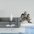thumbnail image 2 of Escultura de pingüino, figura de búho, estatua de animal, adorno de mesa, material de resina, diseño creativo, adecuado para dormitorio, sala de estar, 2 of 8