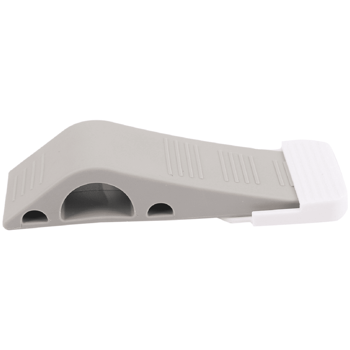Door Stopper 10 Pack Set Premium Heavy Duty Door Stop Rubber Wedge with Decorative Storage Holder-Perfect Doorstop(Gray)