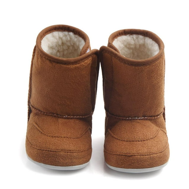 Bebé Niños Niñas Invierno Botas Cálidas Zapatillas Suela Suave de Cuna Prewalker - , 12-18 12-18 meses