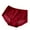 Wine, variant on Diufon Womens Plus Size Briefs Solid Color High Waist Underwear Full Coverage Breathable Panties