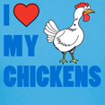 thumbnail image 3 of CafePress - I Love My Chickens T Shirt - Women's Traditional Fit Dark T-Shirt, 3 of 4