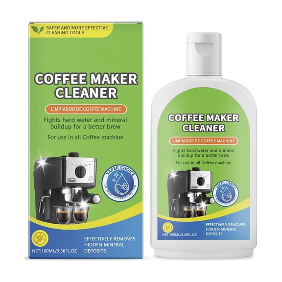 Coffee Machine Descaler – 3.4oz, Coffee & Espresso Machine Descaler - Universal Descaling Solution for Home & Commercial Coffee Pots