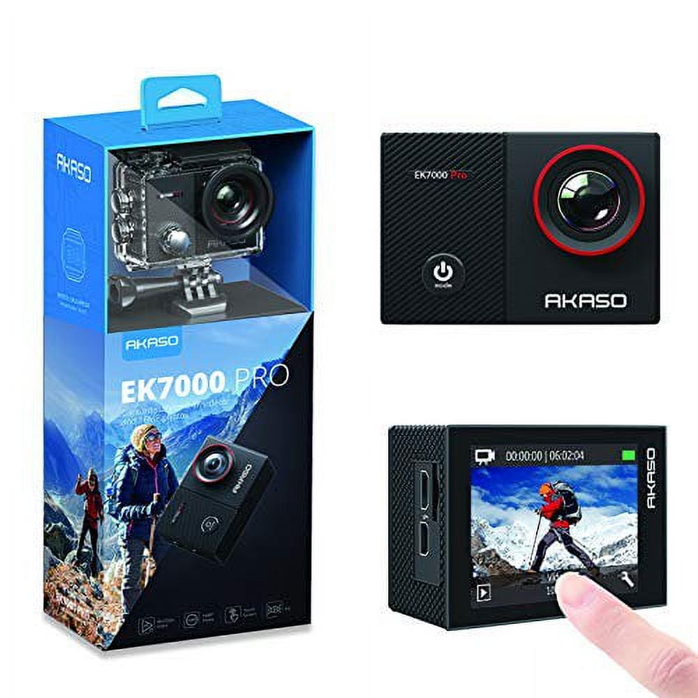 AKASO EK7000 Pro 4K Action Camera, 64GB Card, Waterproof