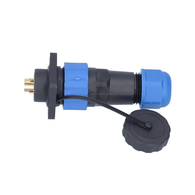 Waterproof Plug Socket, Industrial Connector Adapter AC 380V SP20 4 Hole Mounting For Communications For Electronic Equipments