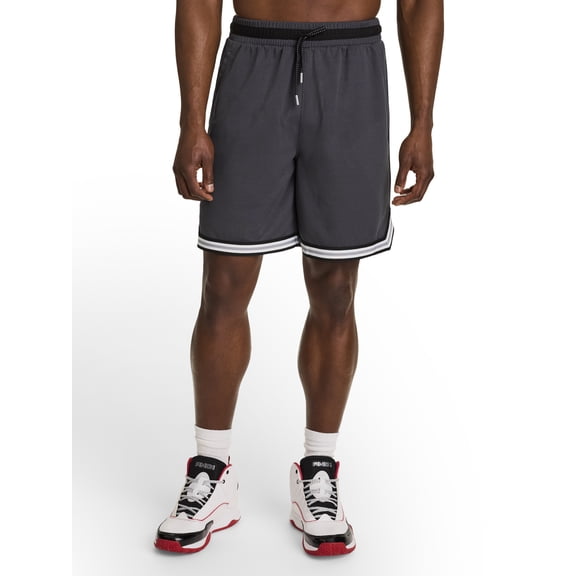 AND1 Men's and Big Men's Challenger Short, 8" inseam, Sizes XS-5XL