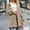 Khaki, variant on Jacenvly Womens Cardigan Sweaters Long Sleeve Solid Knit Fall Coats For Women Soft Warm Knee Length Tops Loose Casual Jacket Blouse