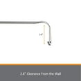thumbnail image 5 of Kenney ® Fast Fit Easy Install Superior Hold Premium Curtain Rod, 2-Pack 28-48" - White, 5 of 5